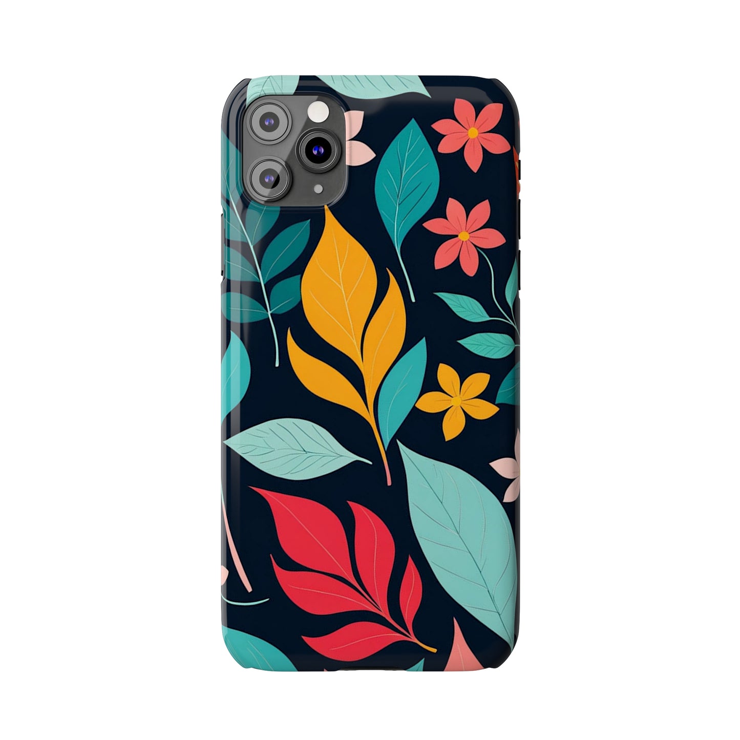 Flower Leaf Slim Phone Case