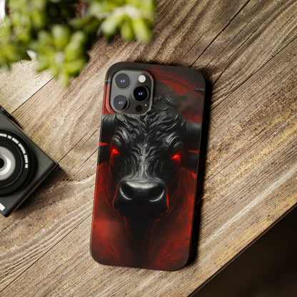 Red Eye Bull Slim Phone Case - Colorwink