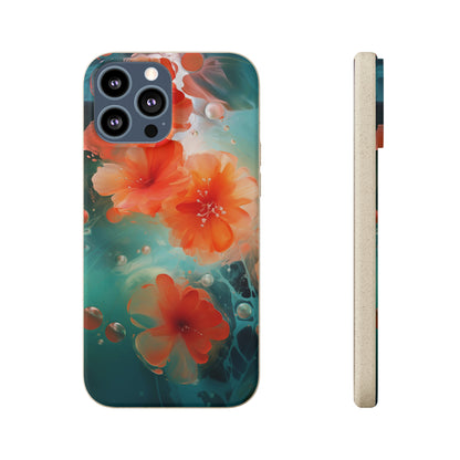 Flower painting Biodegradable Case