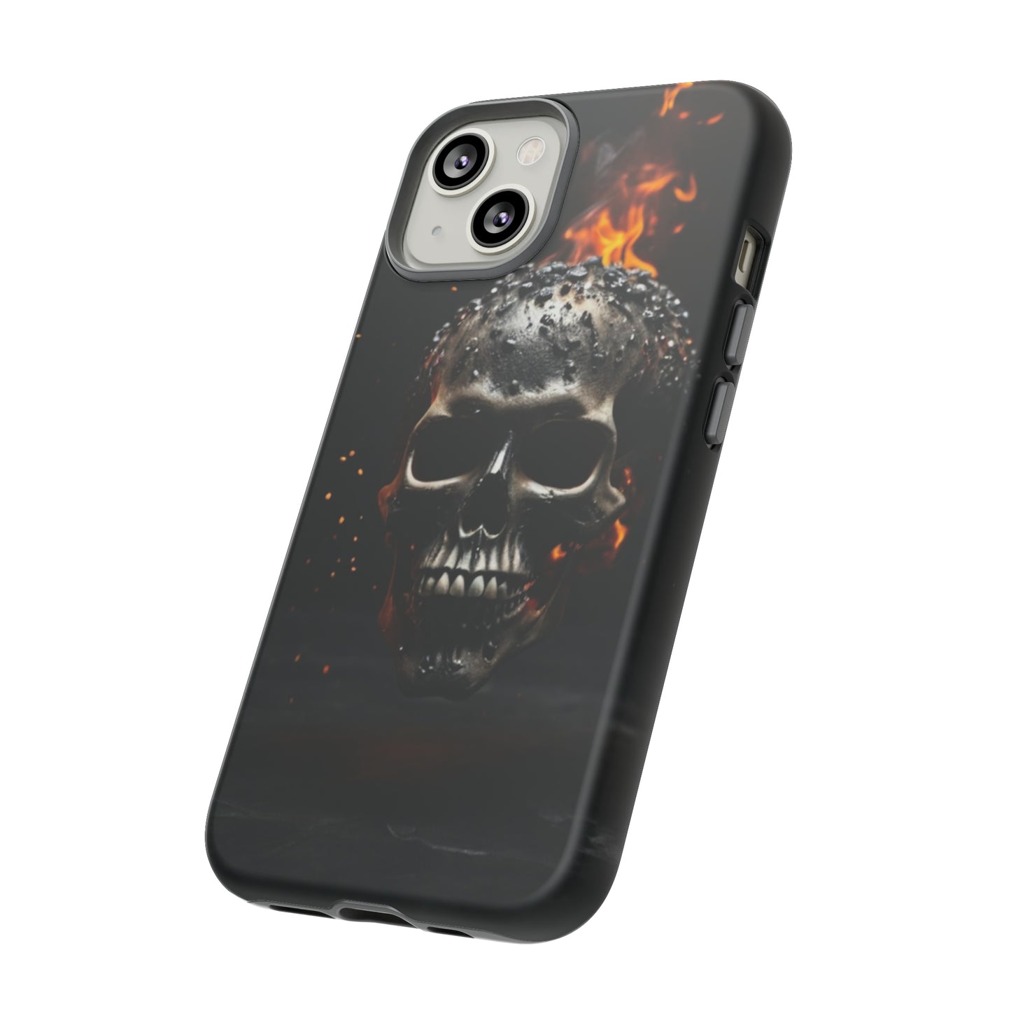 Fiery Skull Tough Case