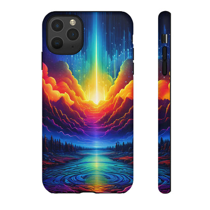 Rainbow Clouds Tough Case