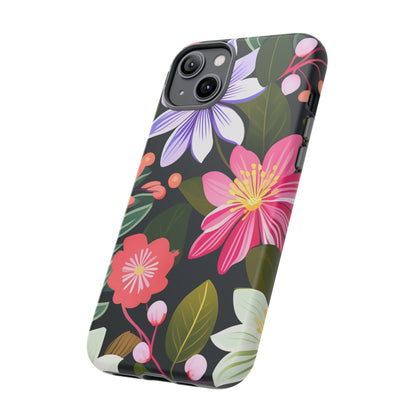 Pink Flower Pattern Tough Case