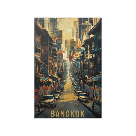 Bangkok Street Art Poster