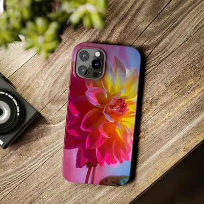 Floral Design Slim Phone Case - Colorwink