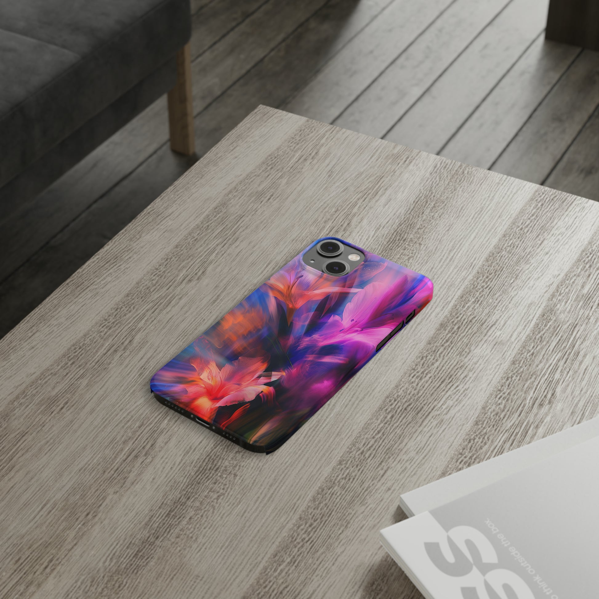 Blurry Abstract Slim Phone Case - Colorwink