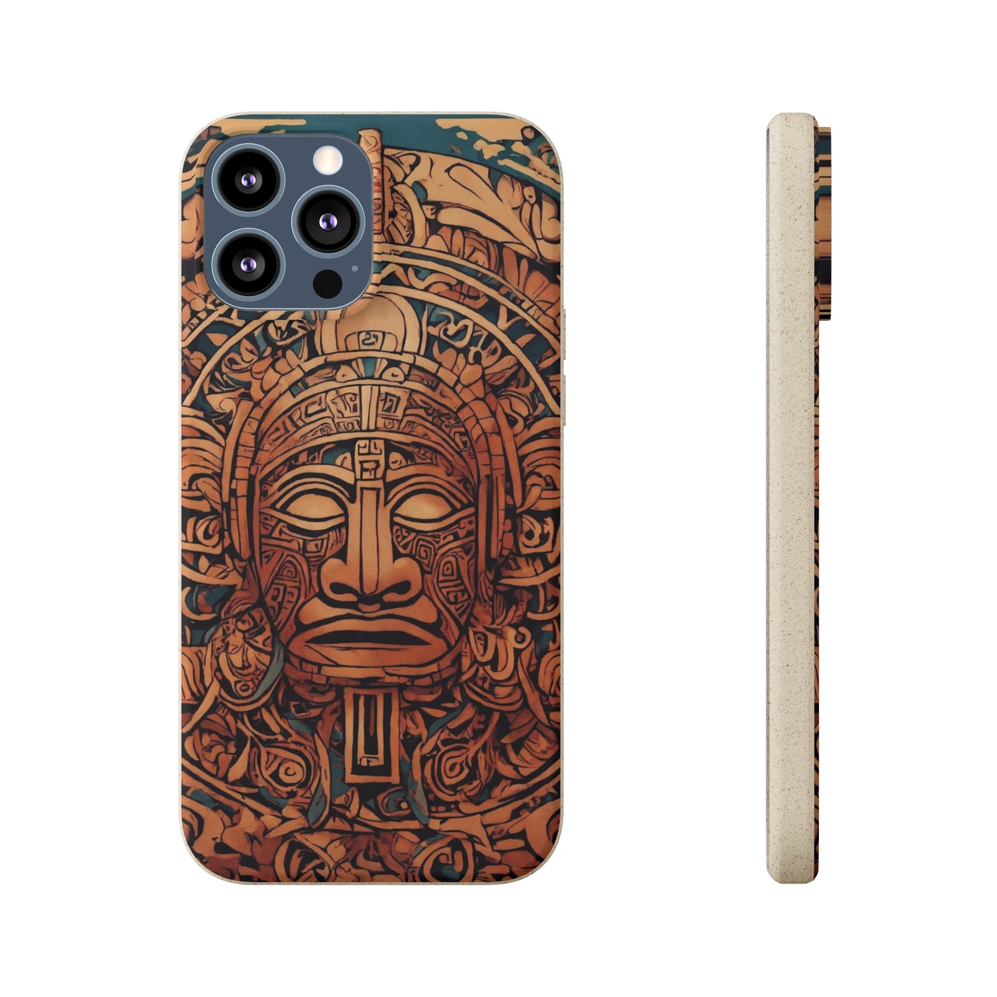 Marquesan Tattoo Style Biodegradable Case