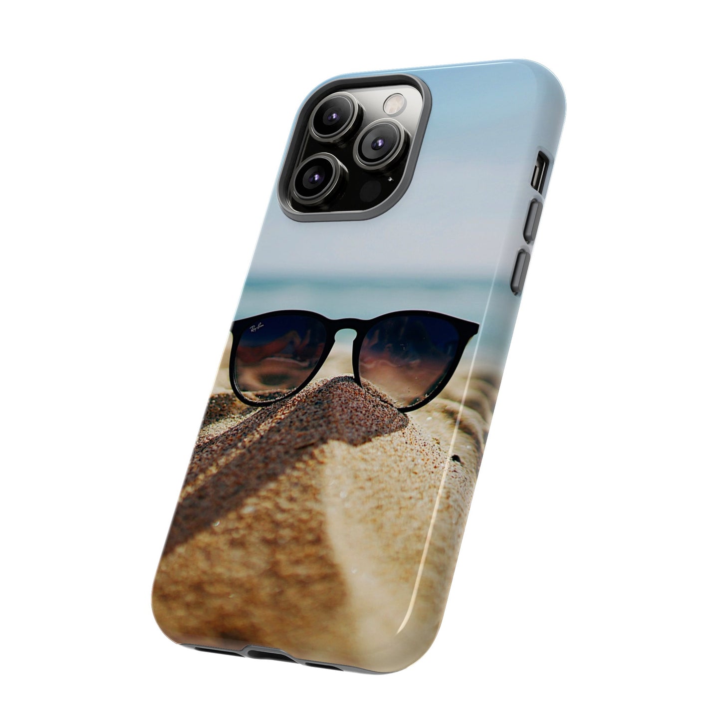 Sunglass on Beach Tough Case