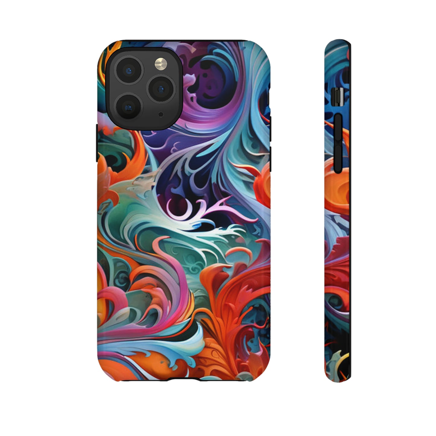 Spiral Paint Art Pattern Tough Case