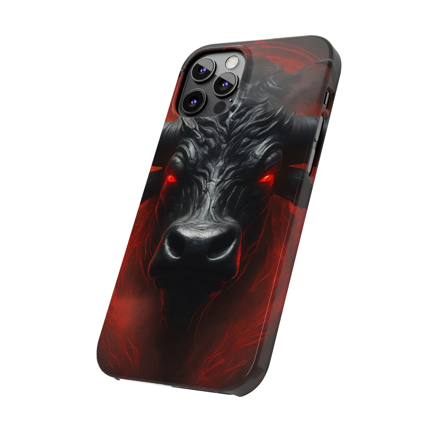 Red Eye Bull Slim Phone Case - Colorwink