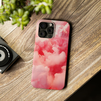 Pink Cloud Slim Phone Case - Colorwink