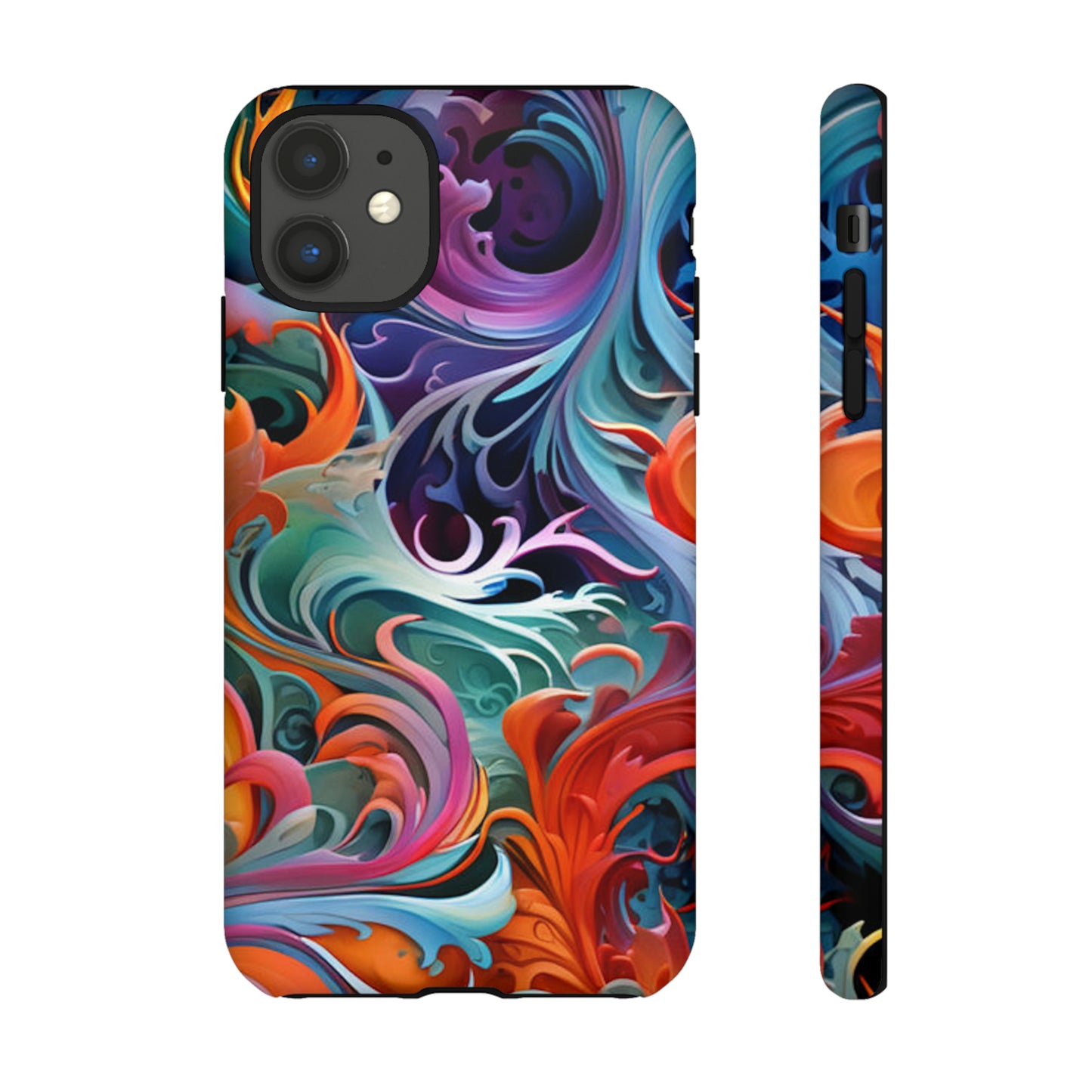 Spiral Paint Art Pattern Tough Case