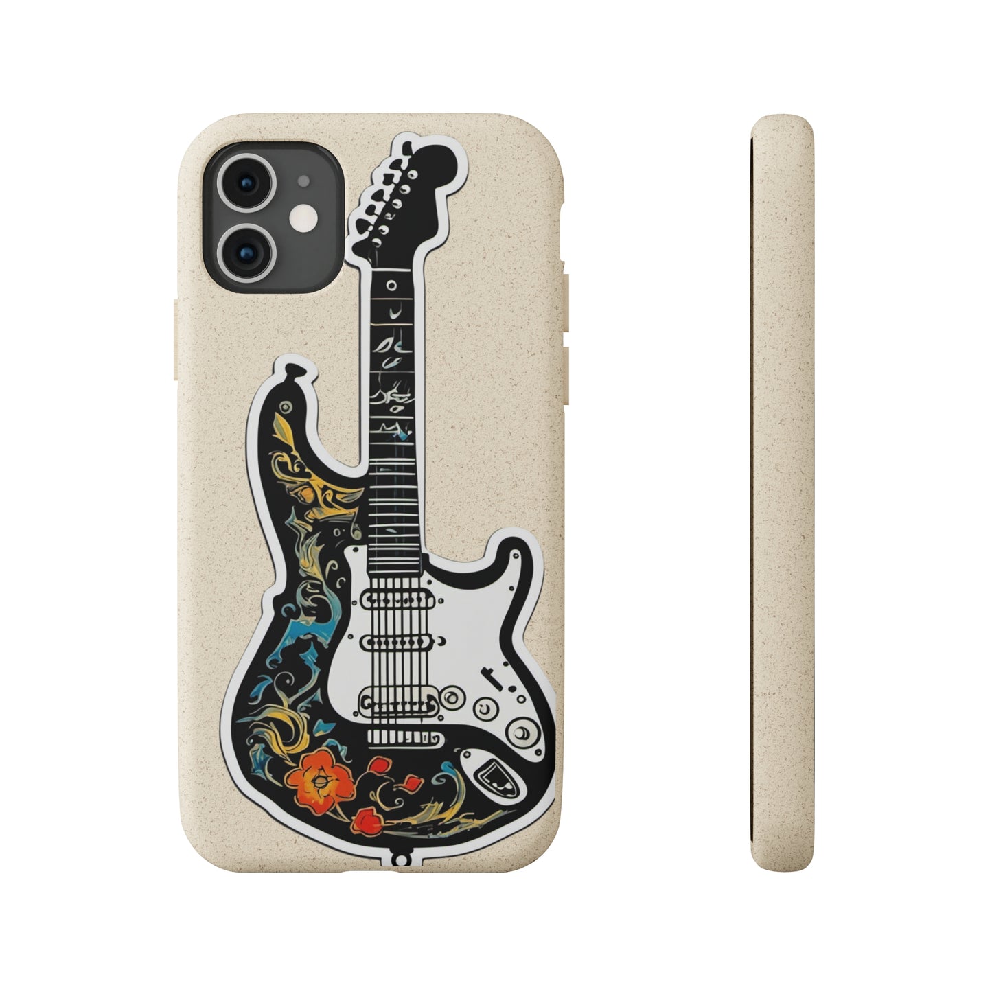 Artistic Guitar Trendy Biodegradable Cases