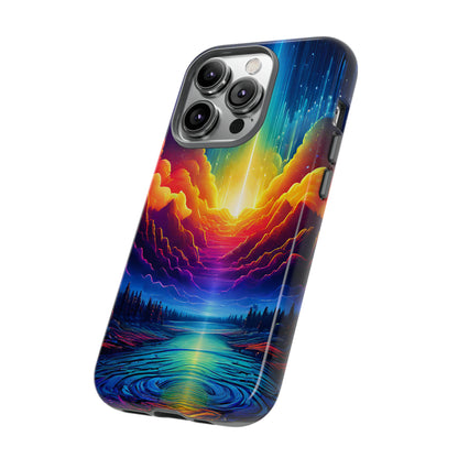 Rainbow Clouds Tough Case