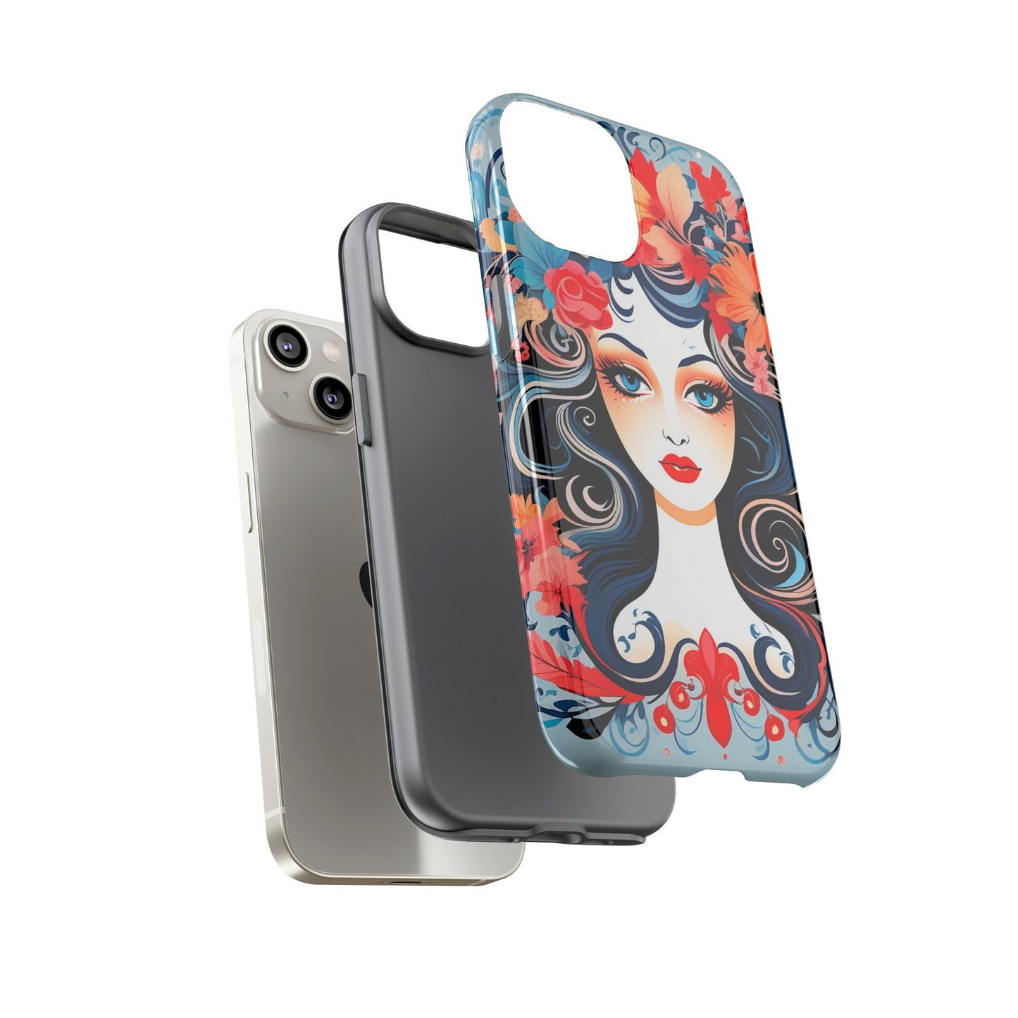 Floral Lady Tough Case