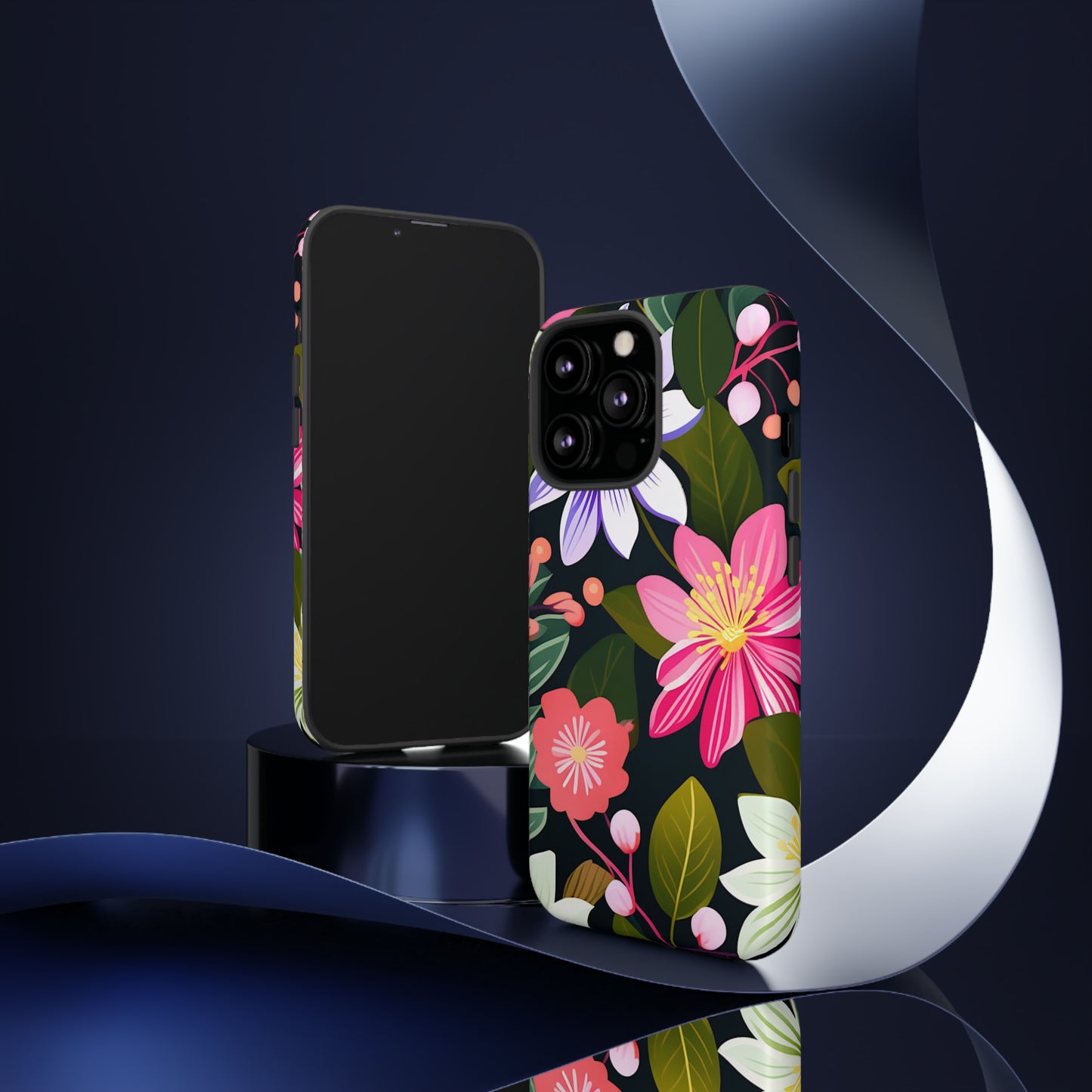 Pink Flower Pattern Tough Case