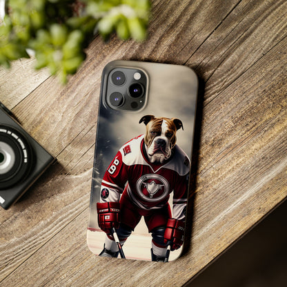 Ice Hockey Player Slim Phone Case - Colorwink