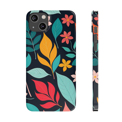 Flower Leaf Slim Phone Case