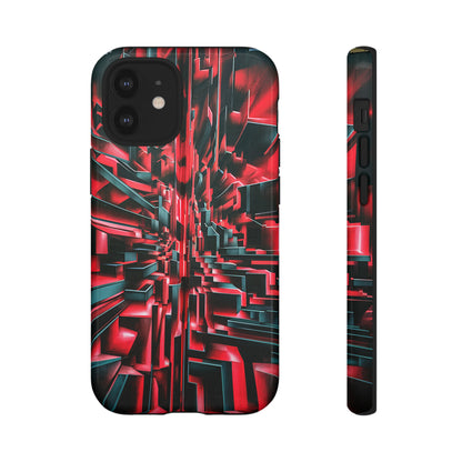 Red Illusion Art  Pattern Tough Case