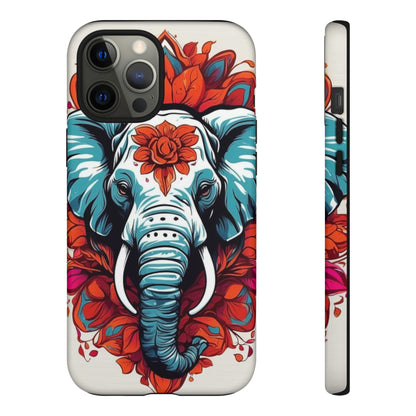 Floral Elephant Tough Case