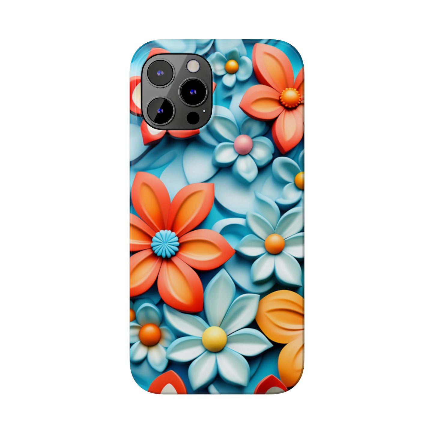 Flower Mural Slim Phone Case - Colorwink