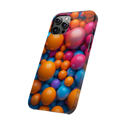 Colorful Pearls Slim Phone Case - Colorwink