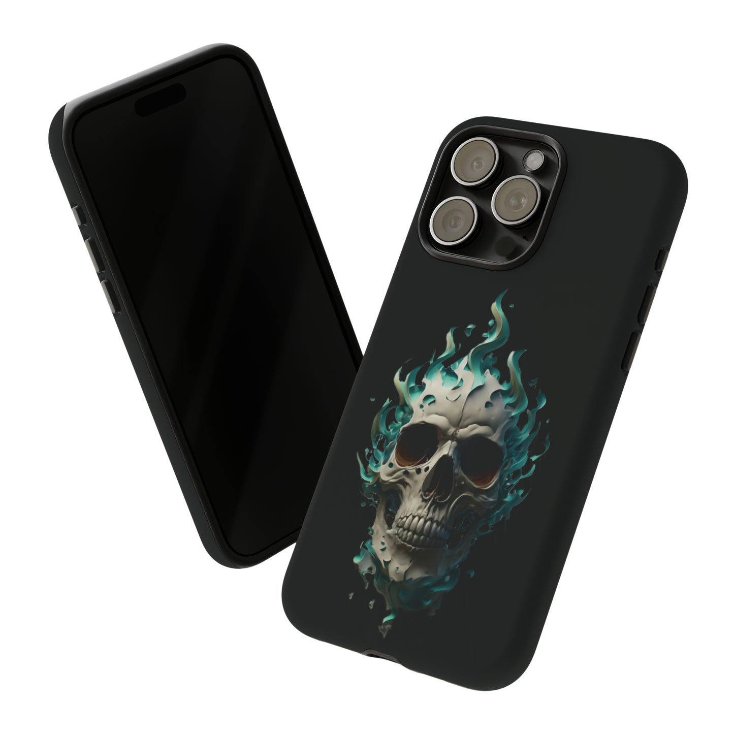 Flaming Skull Tough Case