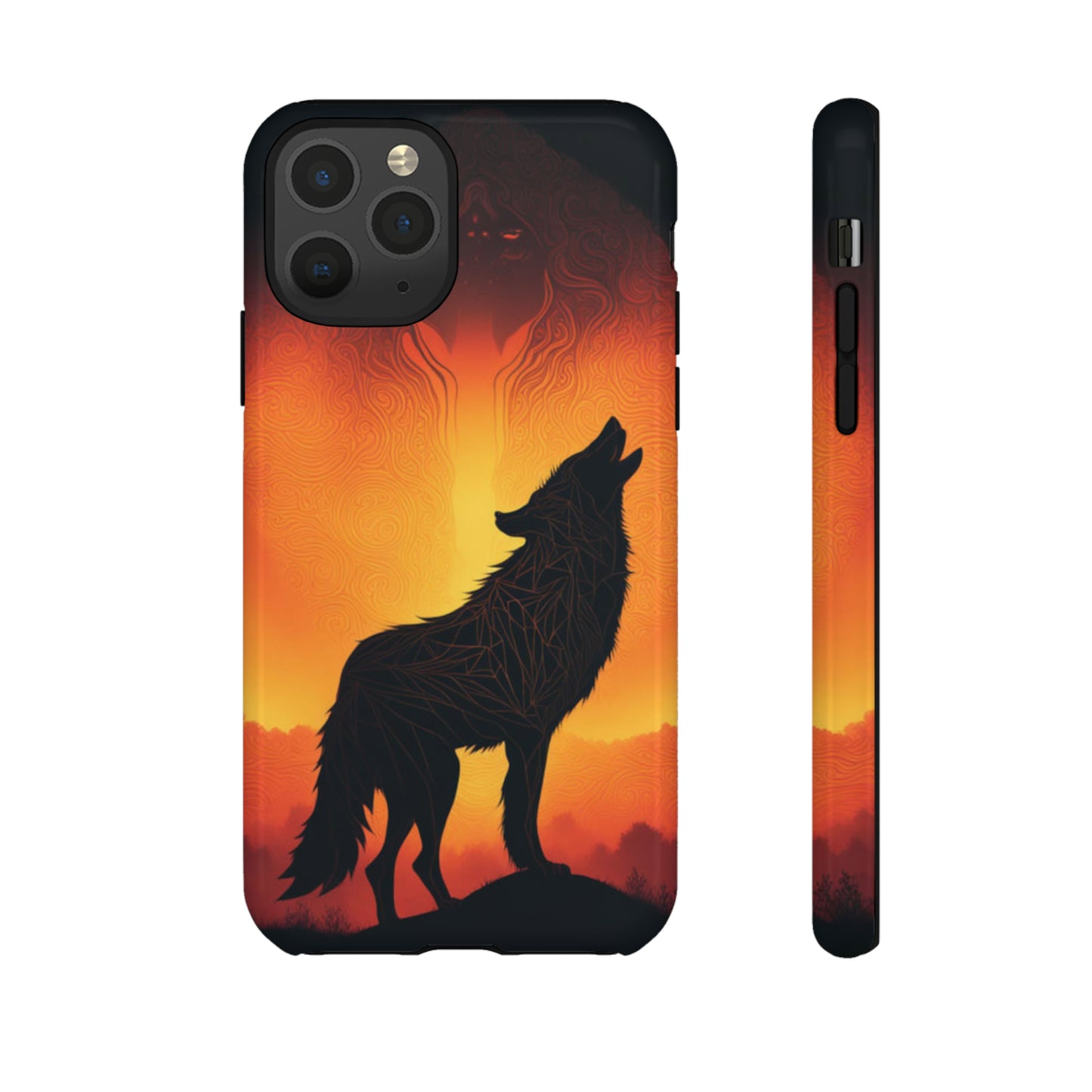 Wolf silhouette Tough Case