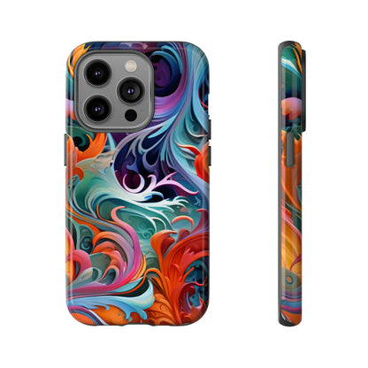 Spiral Paint Art Pattern Tough Case