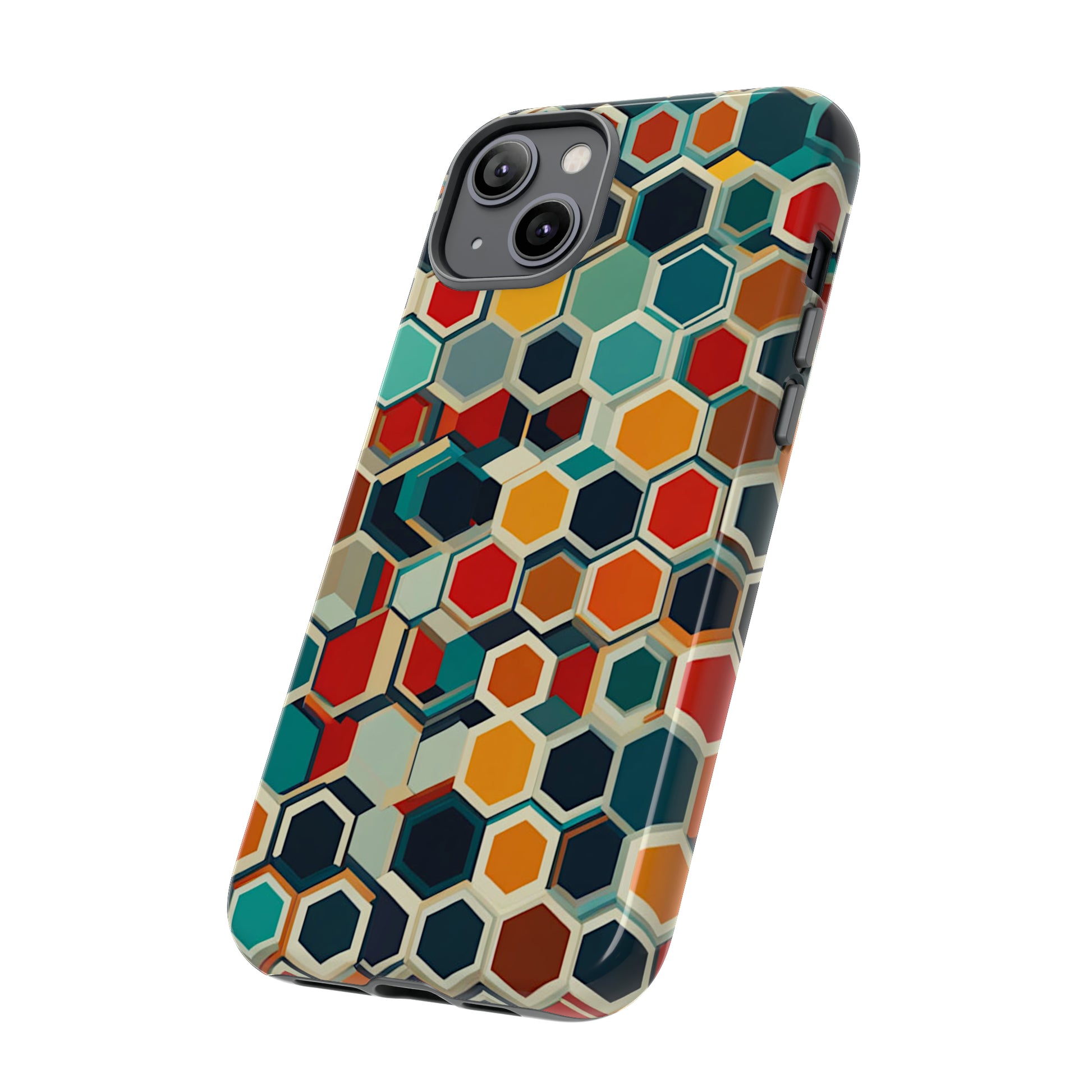 Colorful Honeycomb Tough Case - Colorwink