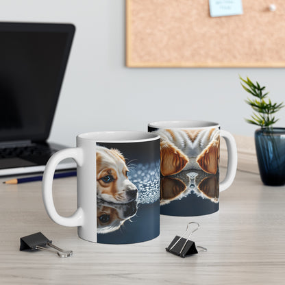 Puppy Reflection Coffee Mug