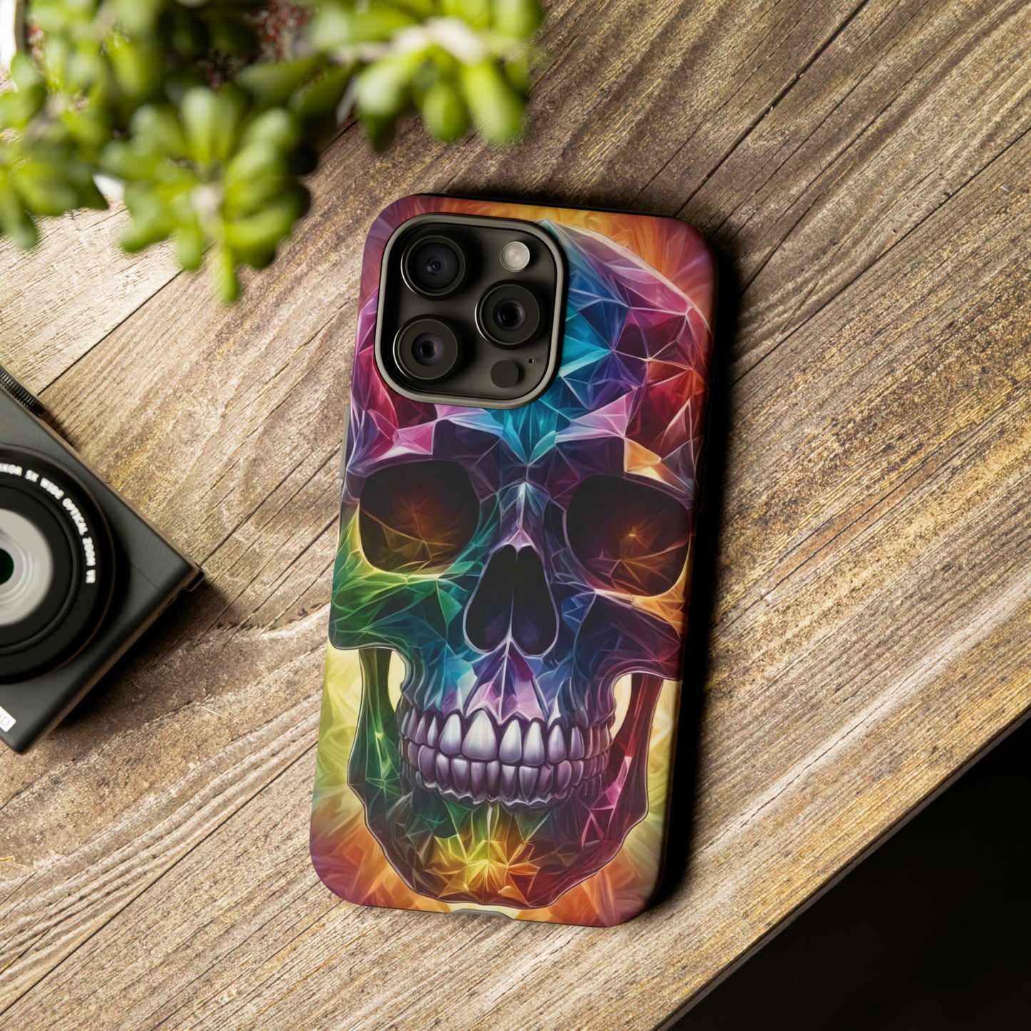 Psychedelic Skull Tough Case