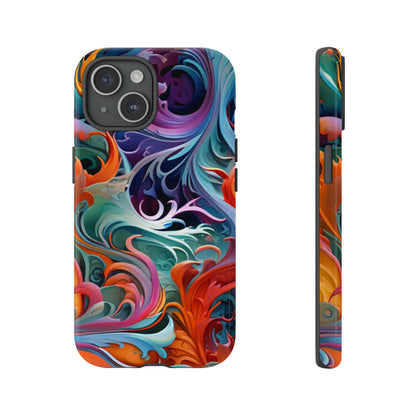 Spiral Paint Art Pattern Tough Case