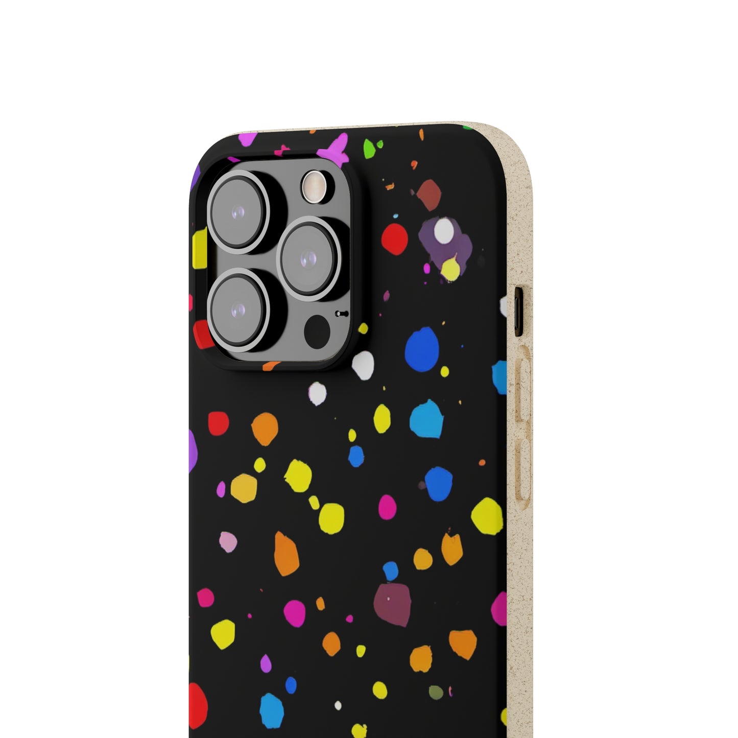 Colorful Dot Parade Biodegradable Case