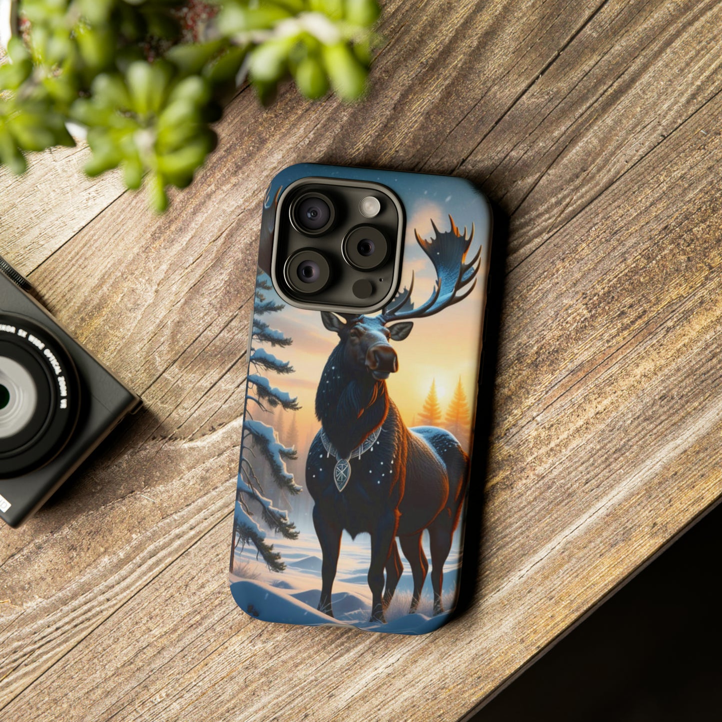 Winter Moose Tough Case