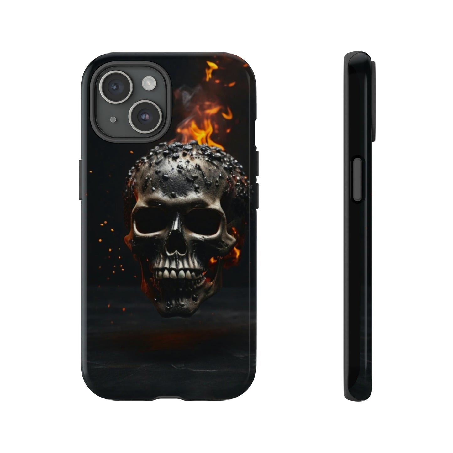 Fiery Skull Tough Case