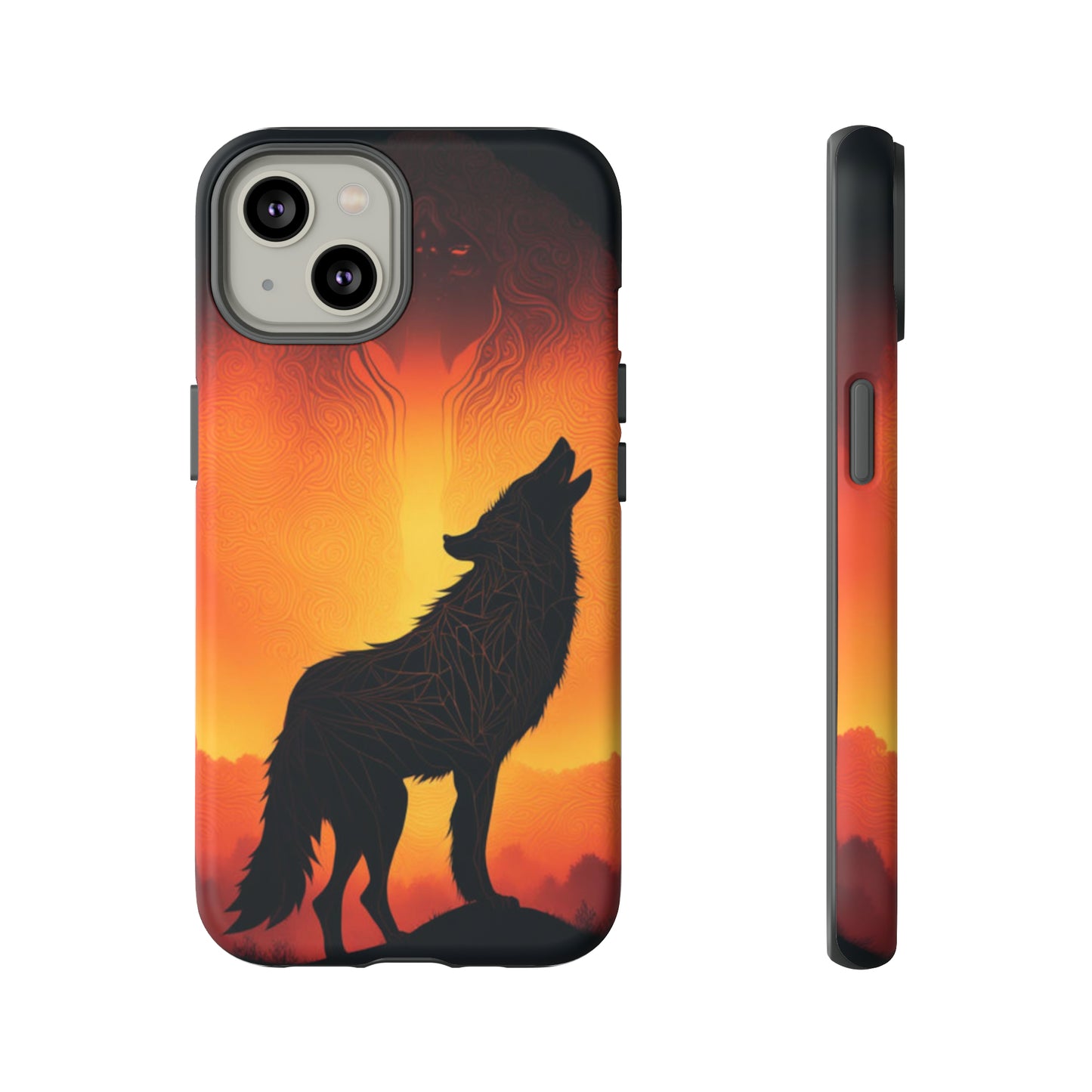 Wolf silhouette Tough Case