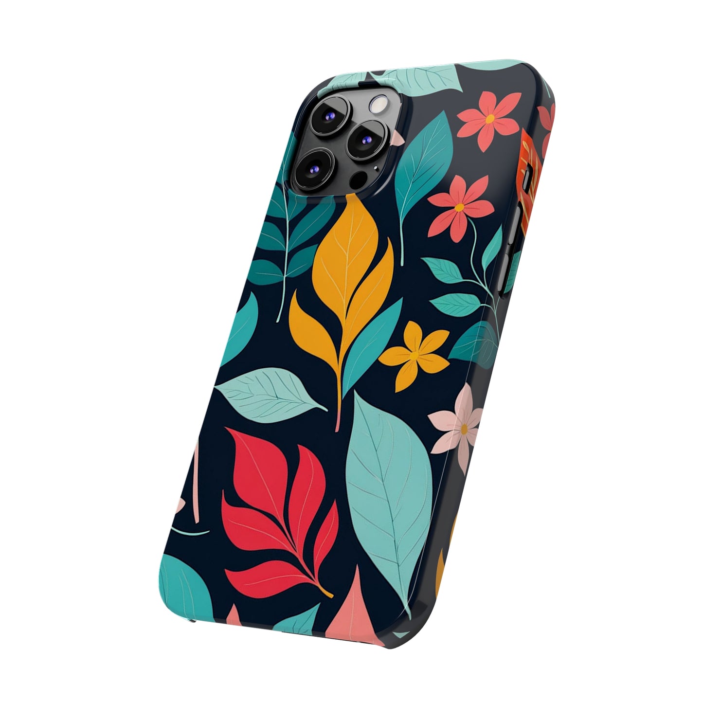 Flower Leaf Slim Phone Case