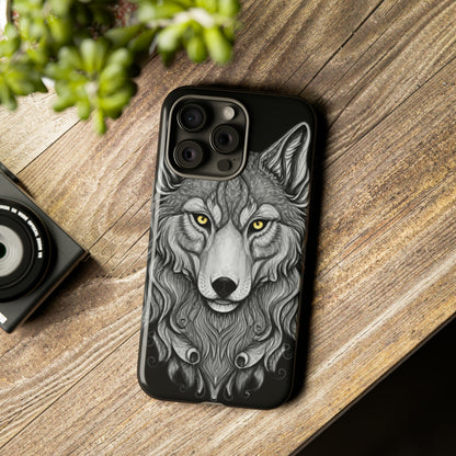 Wolf Pattern Tough Case