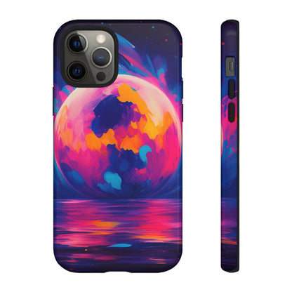 Hexagonal Moon Tough Case