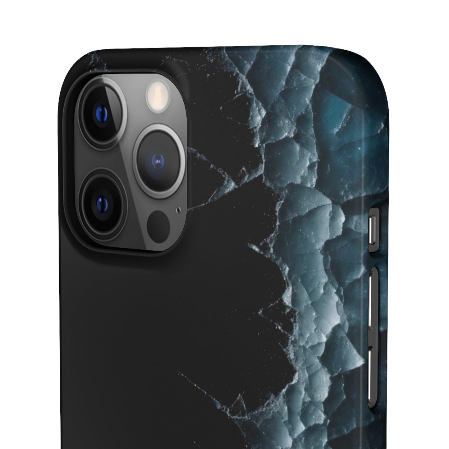 Blue Ice Cracking Snap Case - Colorwink