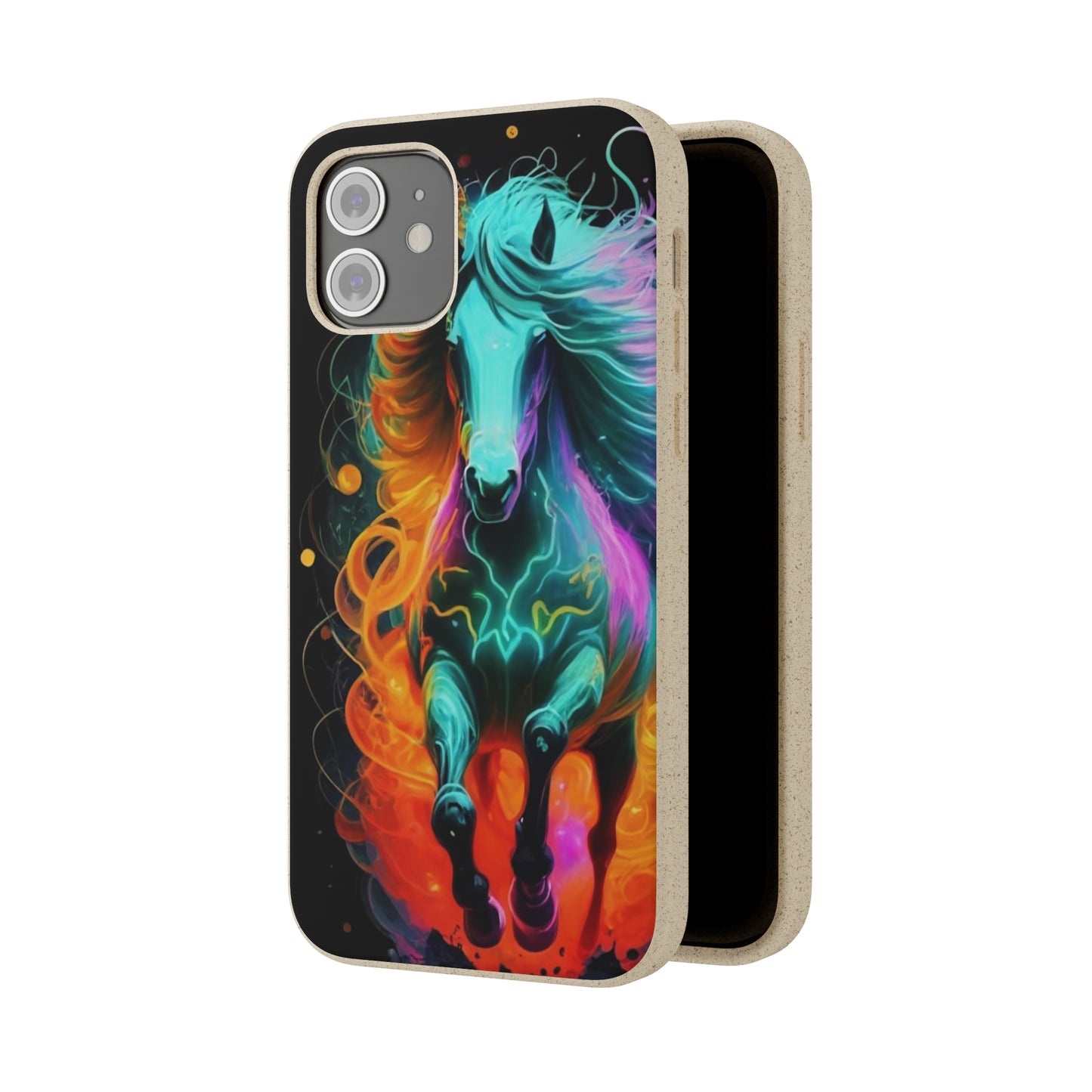 Psychedelic Horse Biodegradable Case