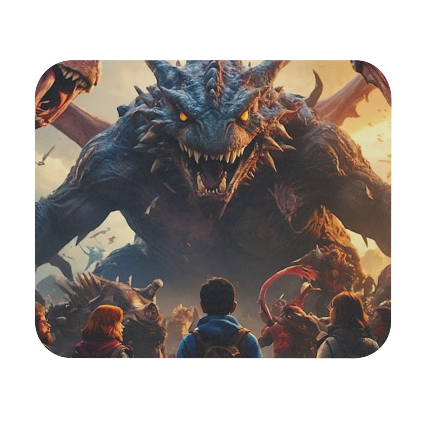 Dragon Fight Mouse Pad