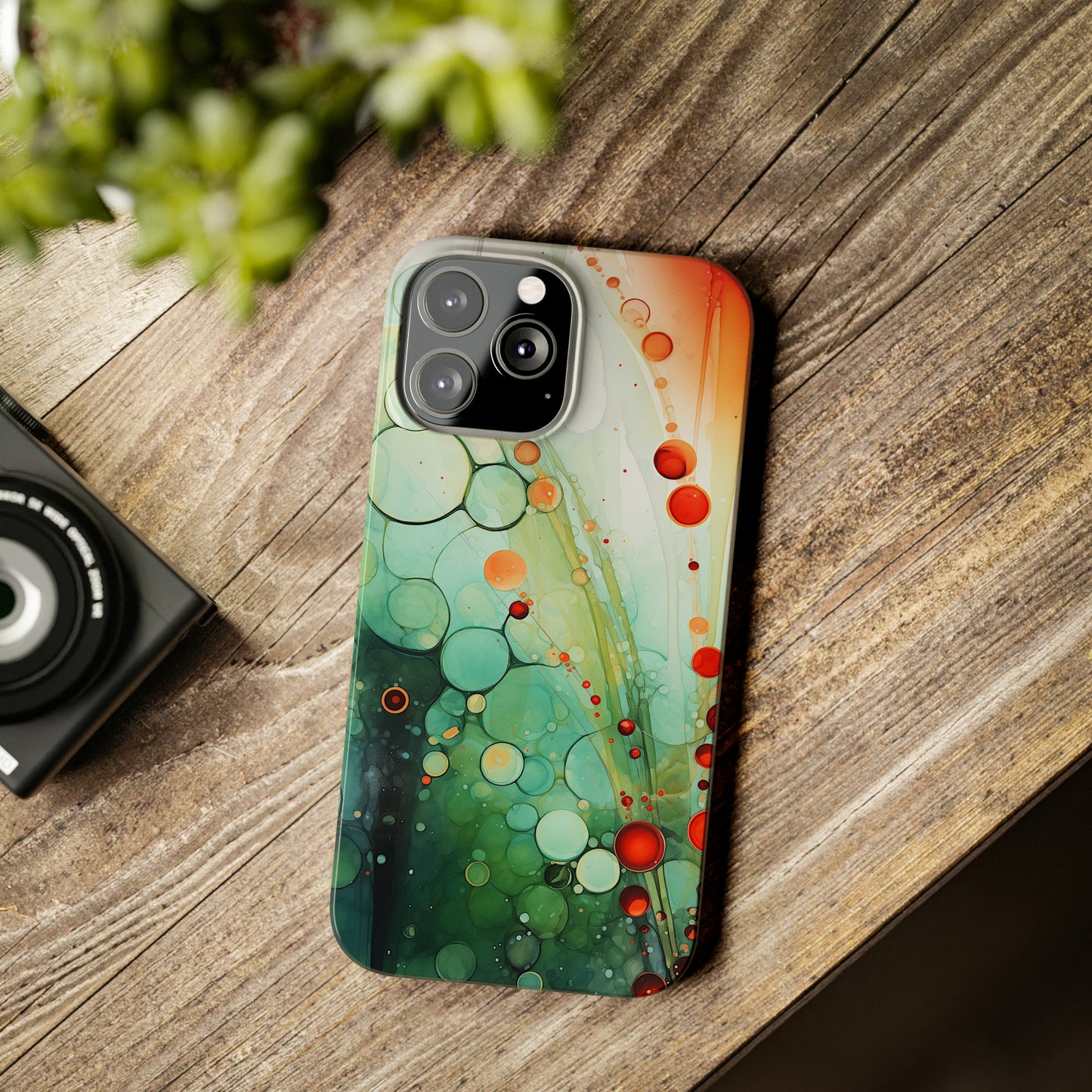 Abstract Shapes Design Slim Phone Case - Colorwink