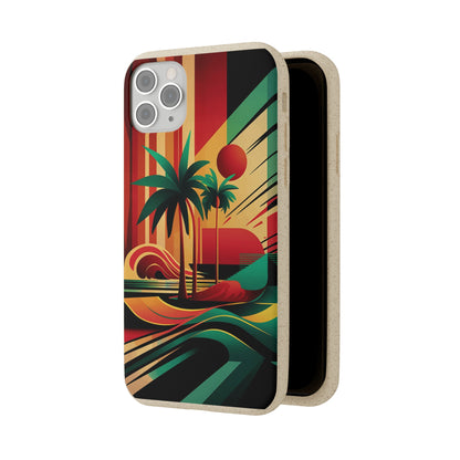 Beach Painting Biodegradable Case