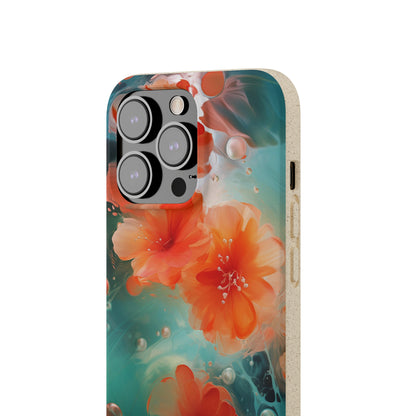 Flower painting Biodegradable Case