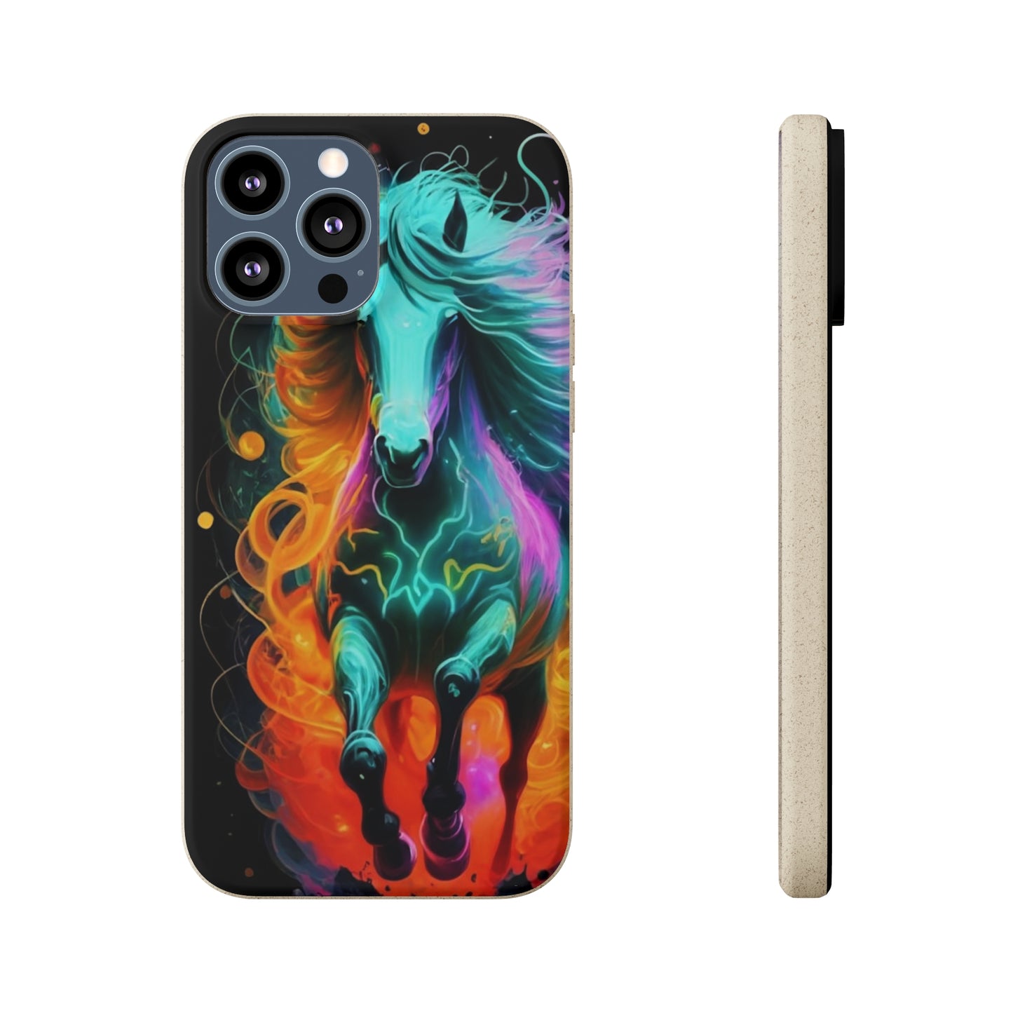 Psychedelic Horse Biodegradable Case