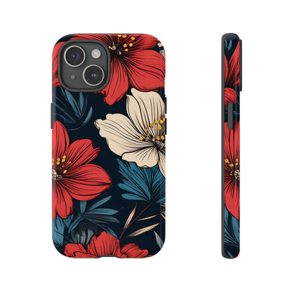 Two Flowers Tough Case