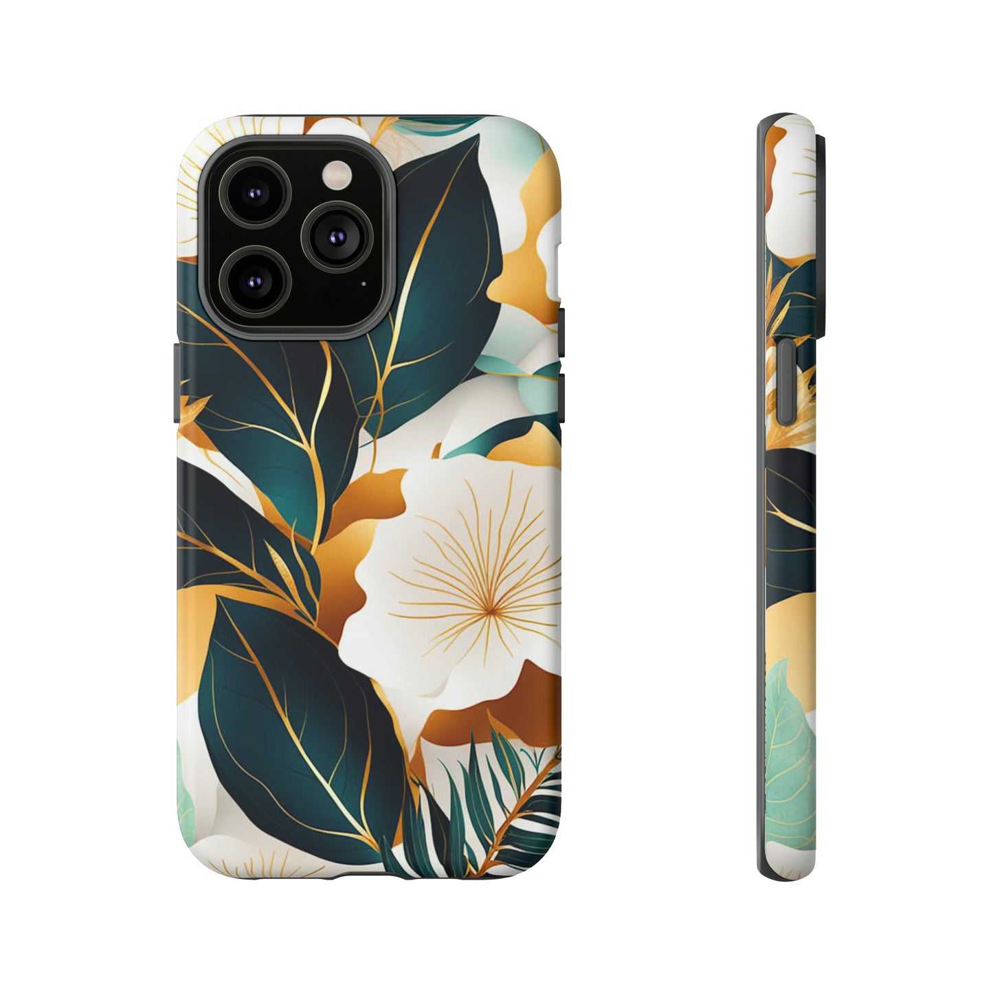 White Flowers Art Tough Case