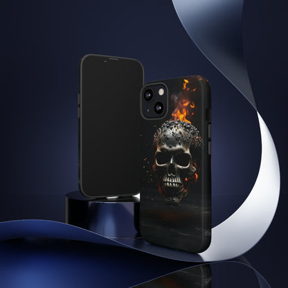 Fiery Skull Tough Case