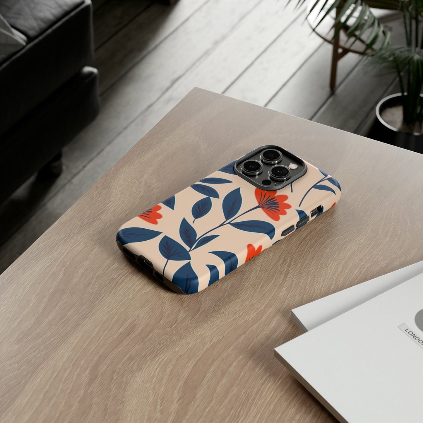 Floral Pattern Tough Case